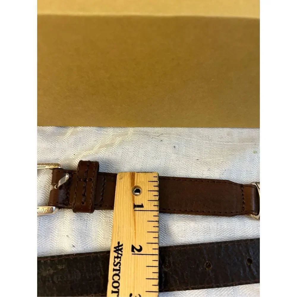 Fossil Brown and silver belt‎ 40